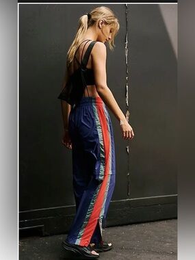 Free People Movement End Zone Pants - Indigo Combo NWOT